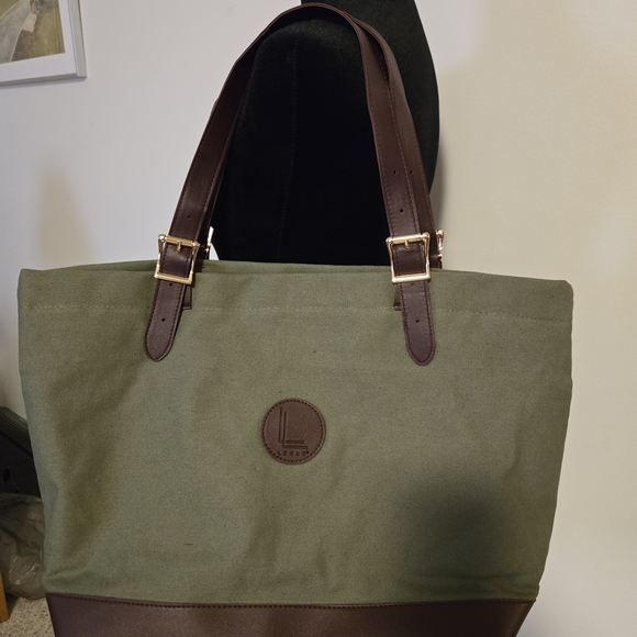 Loulou Bags Handbags - LouLu Green and Brown Shoulder Bag *NEW*